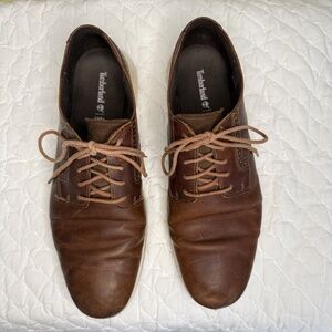 Timberland’s Franklin Park Brogue Oxford Brown Leather dress shoes size US 12